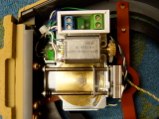 Inside view of turret with Wecohe recoil upgrade.
(had to build plastic box for circuit board).