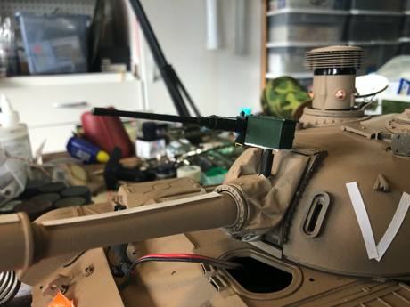 Working on the gunners .50 cal using and older Tamiya version as my sample. It lacks detail but I see this breaking off quite a bit....