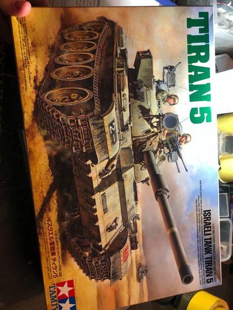 Using Tamiya 1/35 kit as template