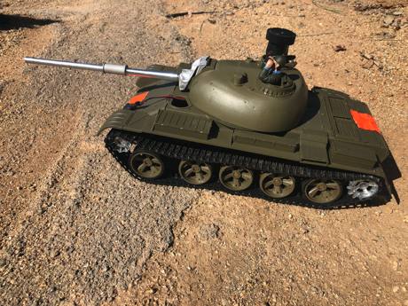Assembled enough to run. Battle day test of primary systems.